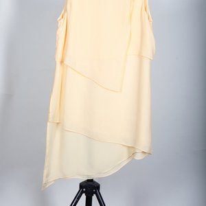 White House Black Market Yellow Sleeveless top